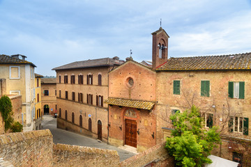 Fototapeta na wymiar Chiesa di San Leonardo is church in Siena. Italy