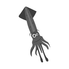 Vector illustration of sea and animal icon. Set of sea and marine stock symbol for web.