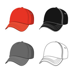 Isolated object of man and clothing sign. Set of man and wear vector icon for stock.