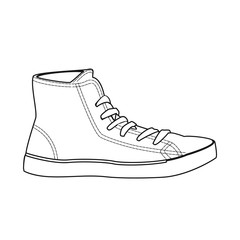 Vector design of shoe and footwear sign. Set of shoe and foot stock symbol for web.
