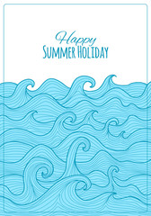 Fototapeta premium Abstract sea background for your design