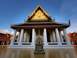 Wat Saket as landmark of Bangkok Thailand