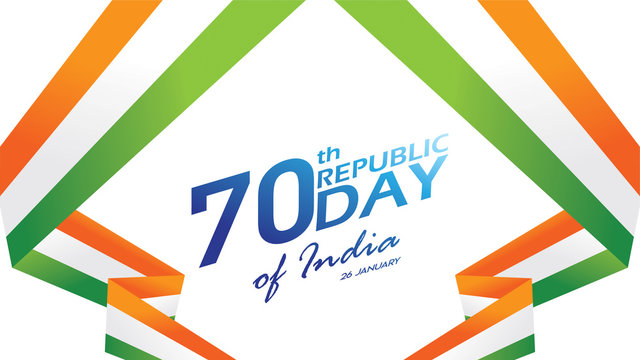 Creative Poster, Banner or Flyer for Republic Day of India 26 January celebration with modern design