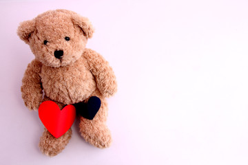 Heart shape on Valentine's Day.