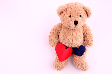 Heart shape on Valentine's Day.