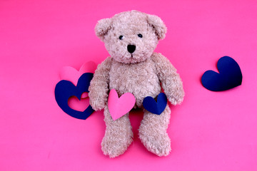 Heart shape on Valentine's Day.