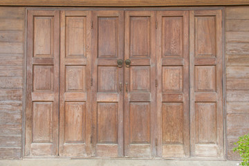 wooden door