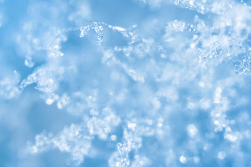 Macro snow texture