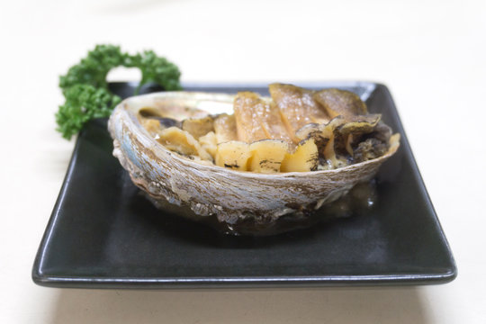 アワビのバター焼き