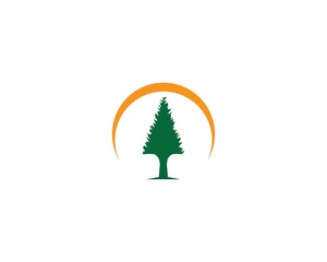 Pine tree logo icon