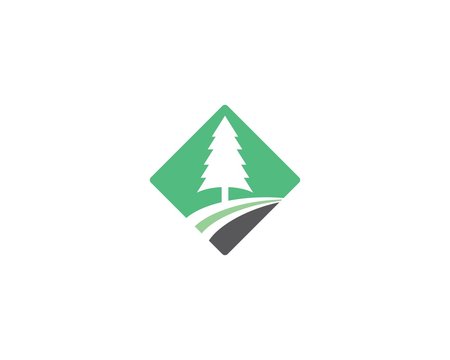 Pine tree logo icon