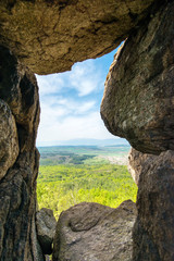 The Door of the Goddess - an ancient Thracian stone sanctuary near Kazanlak in Bulgaria - megalith, also known as the Solar Gate