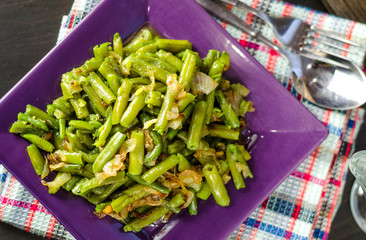 fried green beans