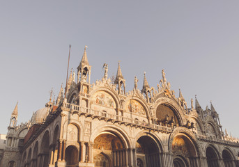 Fototapeta premium Old Town buildings in Venice, ITALY