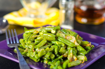fried green beans