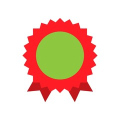 Badge vector, Online shopping flat style icon