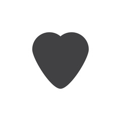 Heart vector icon. filled flat sign for mobile concept and web design. Love heart simple solid icon. Favorite symbol, logo illustration. Pixel perfect vector graphics