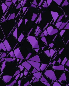 3D Abstract Futuristic Background