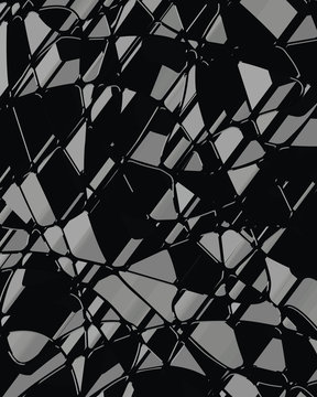 3D Abstract Futuristic Background