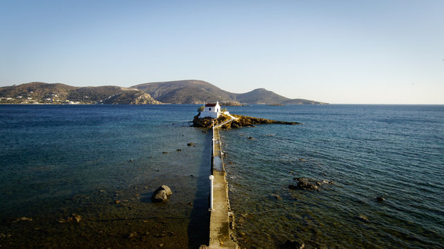 Chapelle d'Aghios Isidoros en grece &agrave; leros
