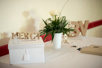 Décoration de table de mariage