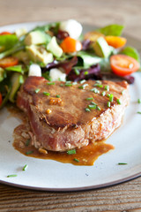 Seared Ahi with Salad