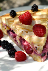 Gâteau aux fruits rouges
