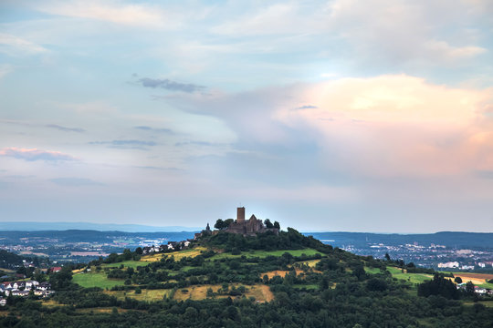 castle gleiberg near gie&szlig;en hesse germany