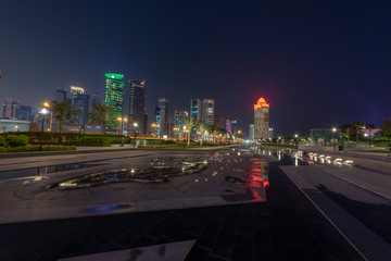 Fototapeta na wymiar sheraton hotel park at doha Qatar