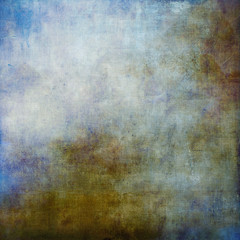 Abstract Textured Blue and Brown Background