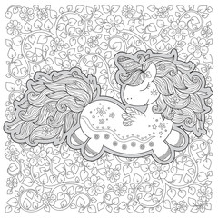 Unicorn magical animal.