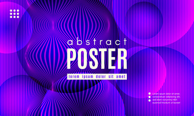 Wave Abstract Background with Color Fluid Shapes.