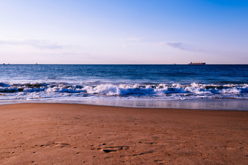 beach and sea