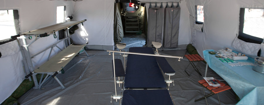 Field Hospital For Military Exercises.