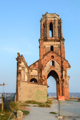 Hai Hau Church, Ruin Church by the Bleach in Hai Hau city, Nam Dinh, Vietnam