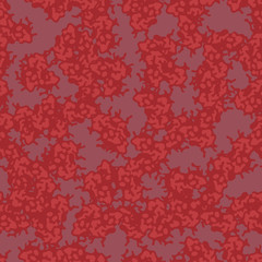 UFO camouflage of various shades of red, pink and purple colors