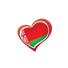 Belarus flag, vector illustration on a white background