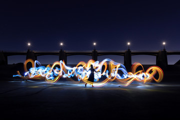 Long Exposure Light Painted Imagery With Color