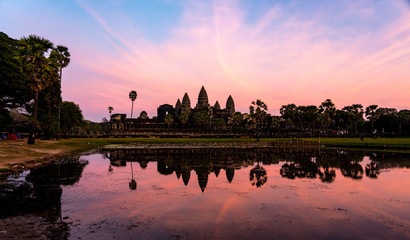 Fototapeta na wymiar Angkor Wat at Sunrise