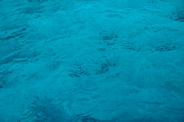 Fototapeta na wymiar Background shot of blue aqua sea water surface