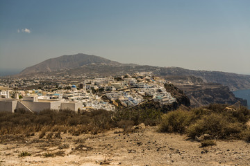 Santorini Fira, Greece - landscape