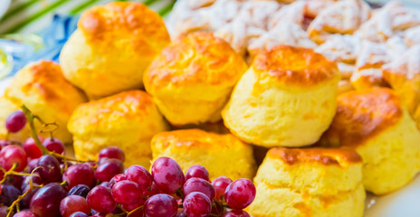 Breakfast pastry muffin at Spring Festival picnic event