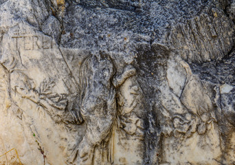 Detail of Ancient Greek Ruins