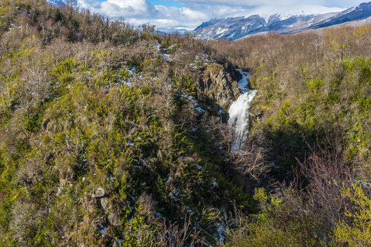Waterfall Vulliglianco, patagonia, Neuquen, Route 40
