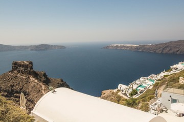 Santorini Fira, Greece - landscape