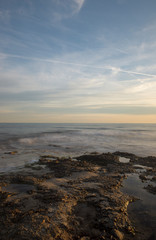 The sunset from oropesa del mar in Castellon