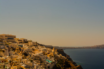 Santorini Fira, Greece - landscape