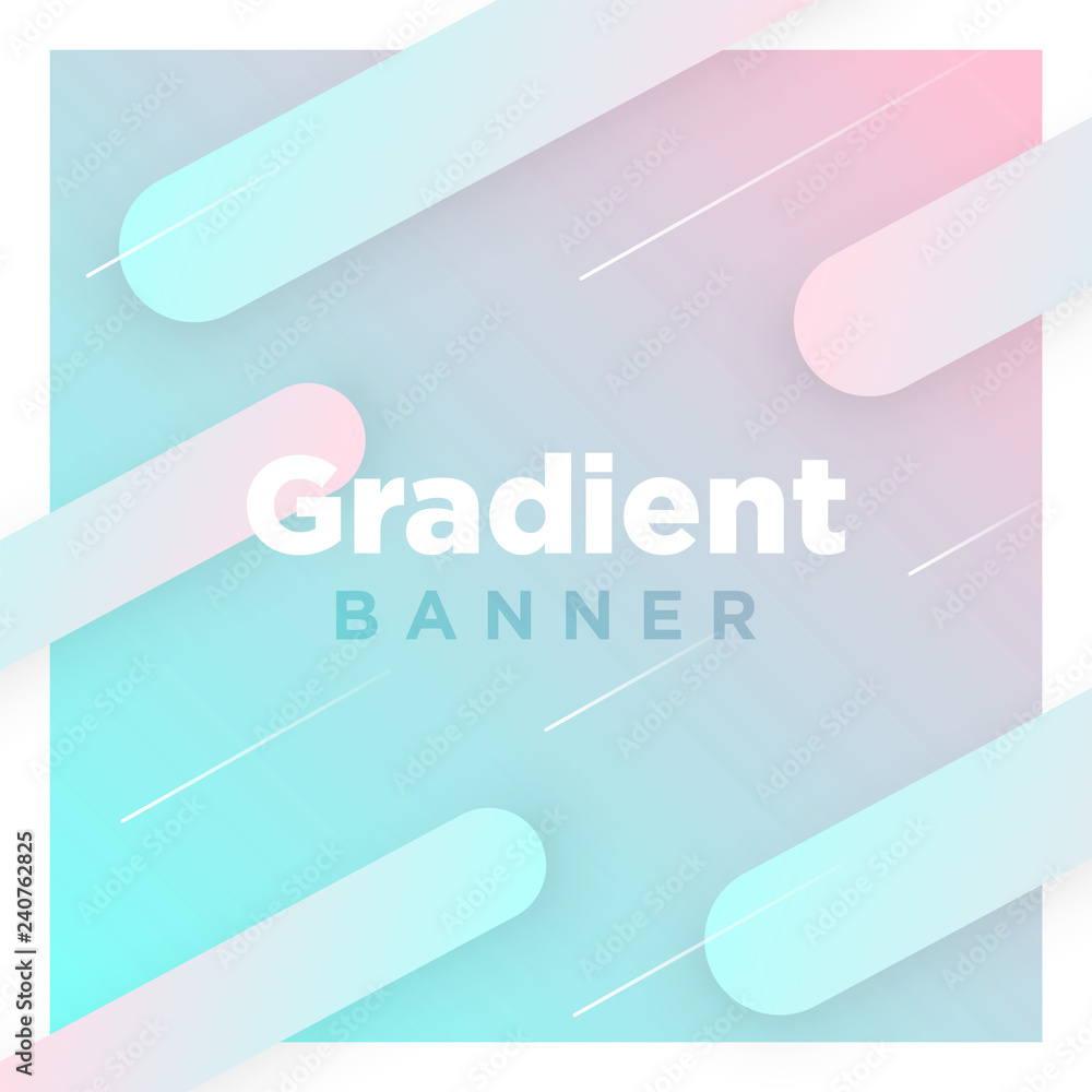 Poster abstract minimal geometric vector multicolored background with shadow and lines. dynamic shapes comp