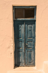 Fototapeta na wymiar Santorini Fira, Greece - door