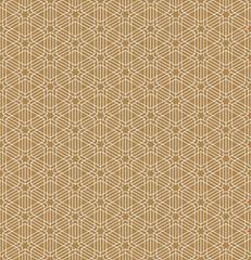 Seamless abstract pattern based on Japanese ornament Kumiko